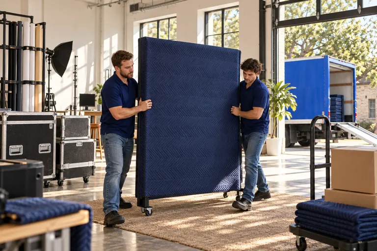 Marketing Agency moving in San Antonio: moving crew at work