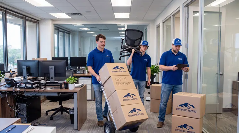 Commercial & Office Moving - RiverHills Moving